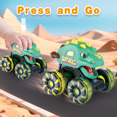 OMAKCOO kid-friendly ABS plastic trucks designed for small hands