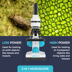 Omano Juniorscope is classroom ready for teacher guided or independent exploration