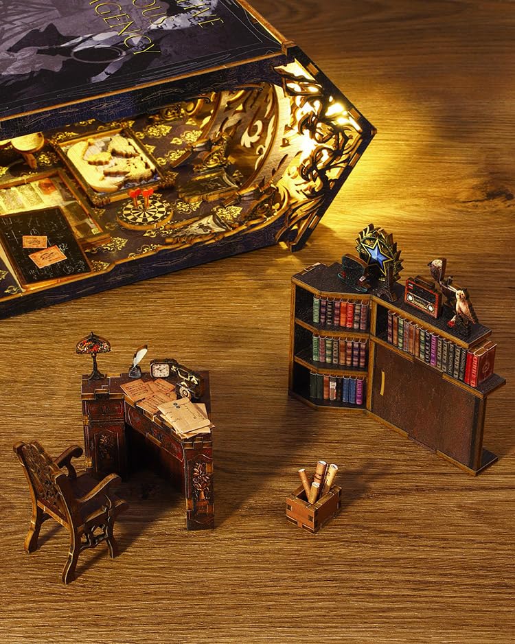 OMEPEA DIY Book Nook Kit gift-ready packaging suits craft lovers