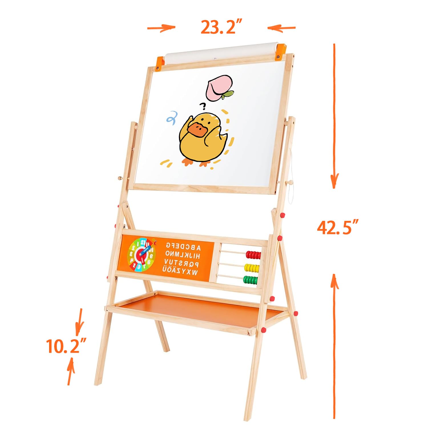 OMOTIYA easel paper-roll holder enables quick art projects