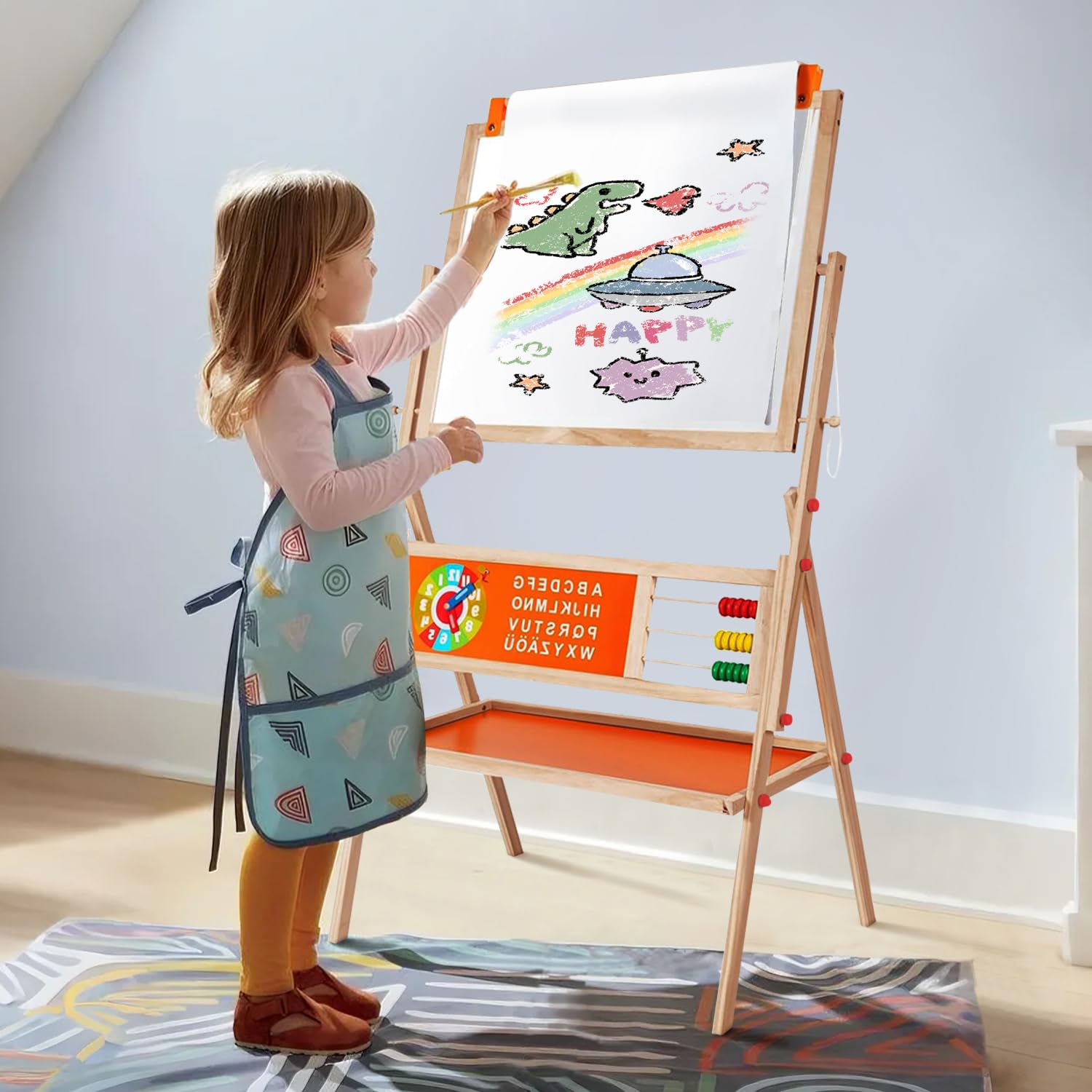 OMOTIYA easel quick-assembly kit makes setup simple