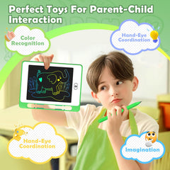OMXDG 8-pack green LCD writing tablet for spelling practice