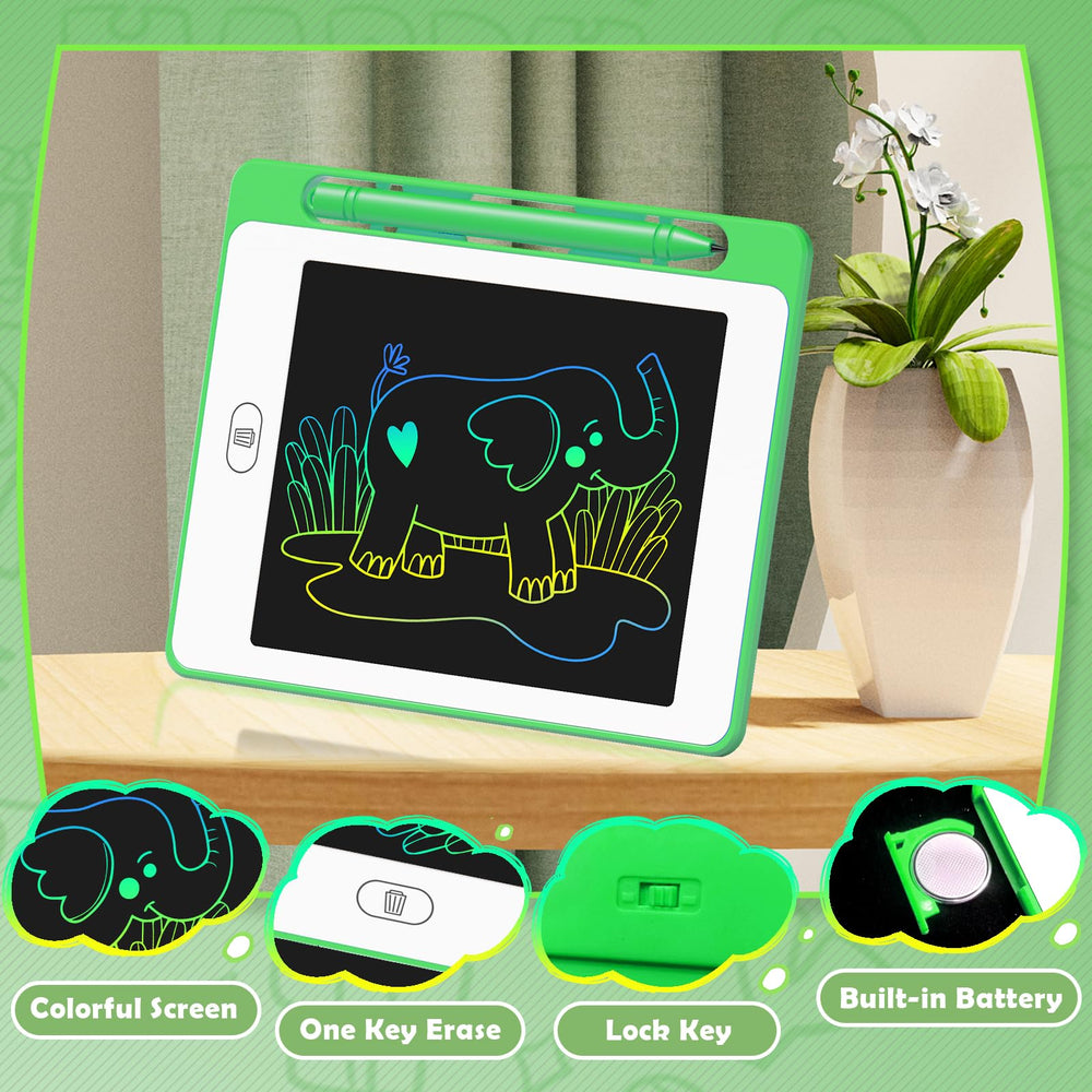 OMXDG 8-pack white LCD writing tablet for note taking