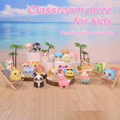 OMyFav classroom prize squishies in vibrant packaging for rewards