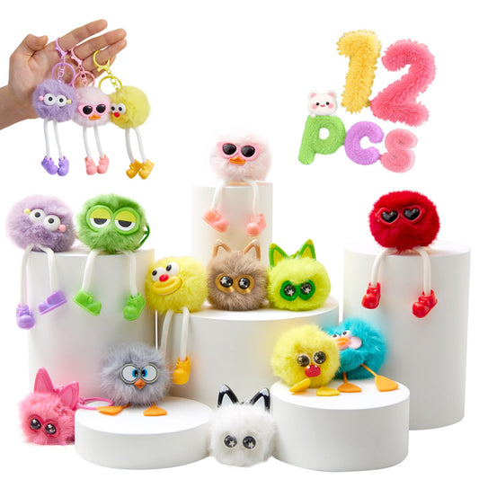 OMyFav plush keychains collection for birthday party favors