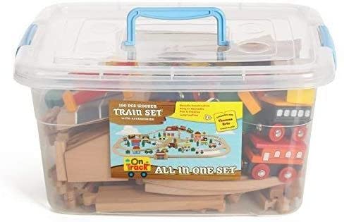 On Track USA educational play benefits support cognitive development through building.
