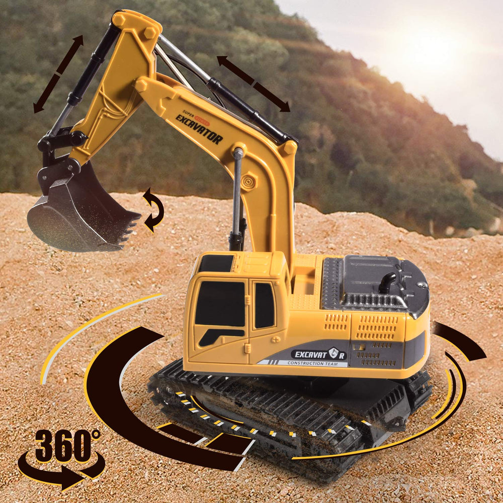 Onadrive RC excavator toy made with durable materials for long-lasting outdoor use