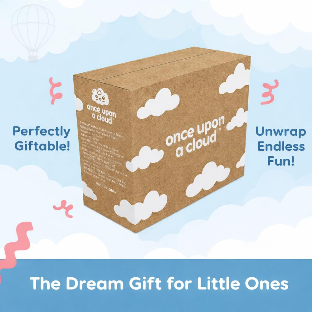 Once Upon a Cloud rainbow slide foam, helps with controlled sliding and balance.