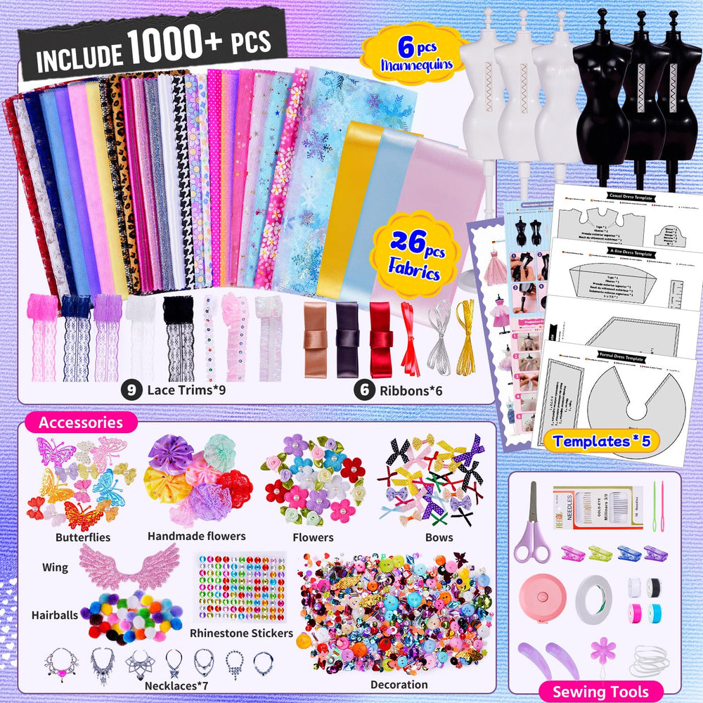 ONE TO FOUR 800-piece set fuels endless fashion ideas