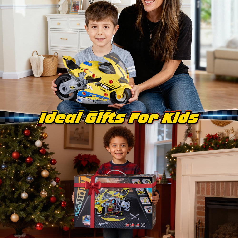 ONEANU educational engine-building kit encourages problem-solving during play.