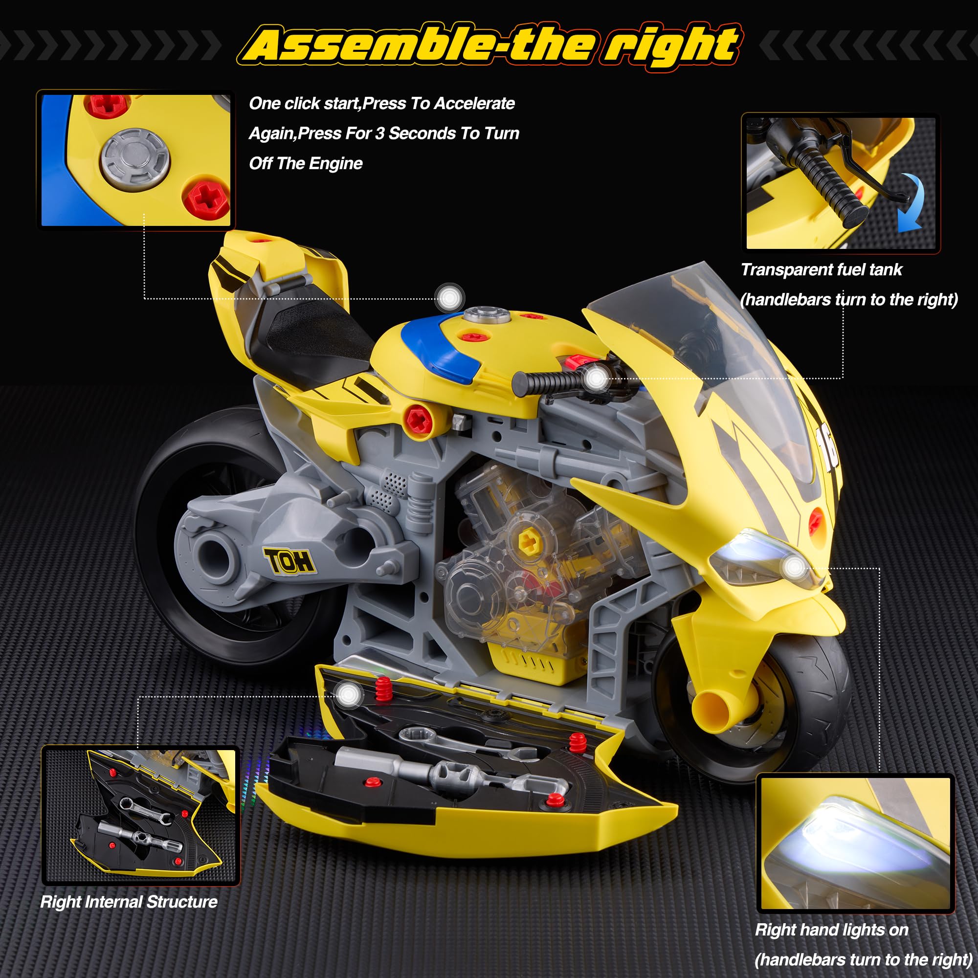 ONEANU small-hands-friendly design supports easy grasp and assembly.