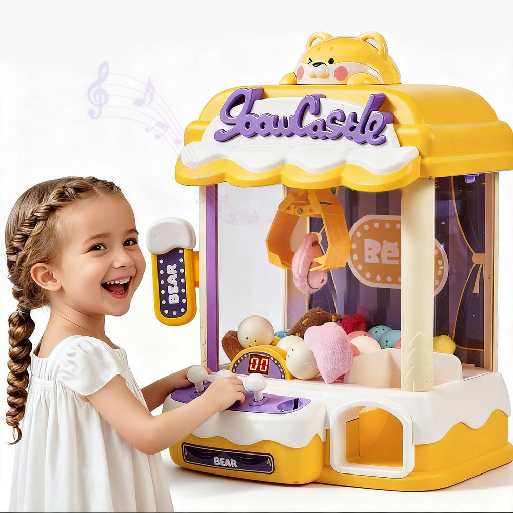 ONEANU Toy Claw Machine with Shiba Inu design for kids' rooms