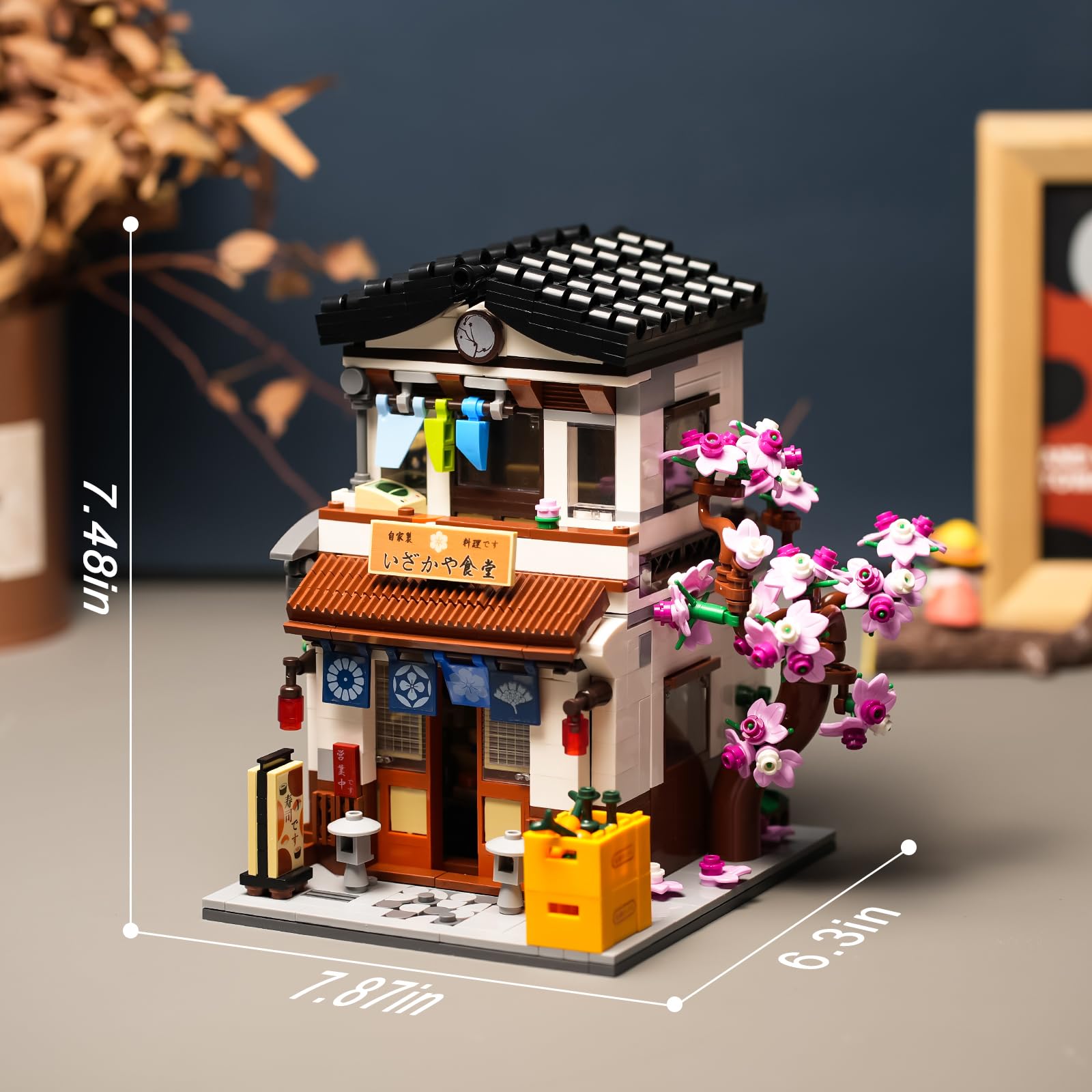 Onederbkk Cherry Blossom House features openable doors and windows for interactive building.