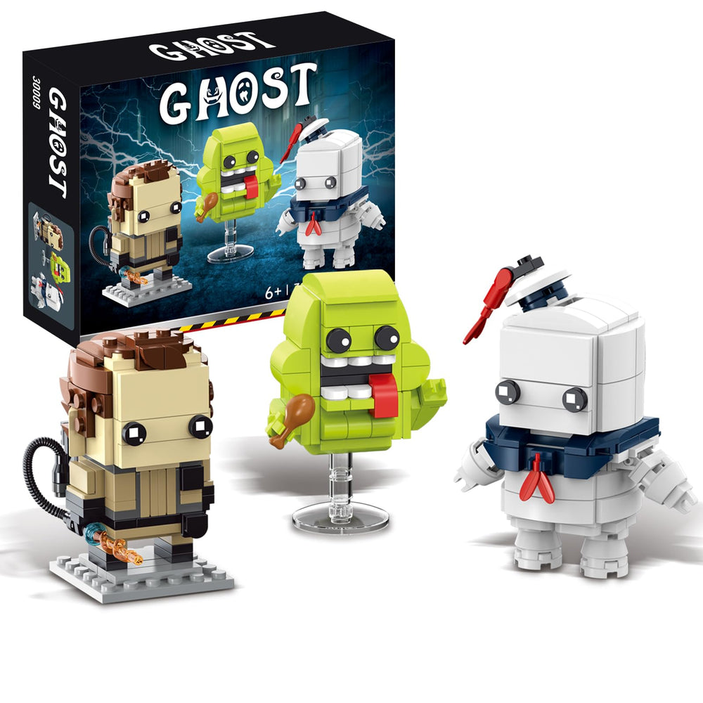 onederbkk Halloween ghost figure box showcases a ready-to-display set for festive decor.