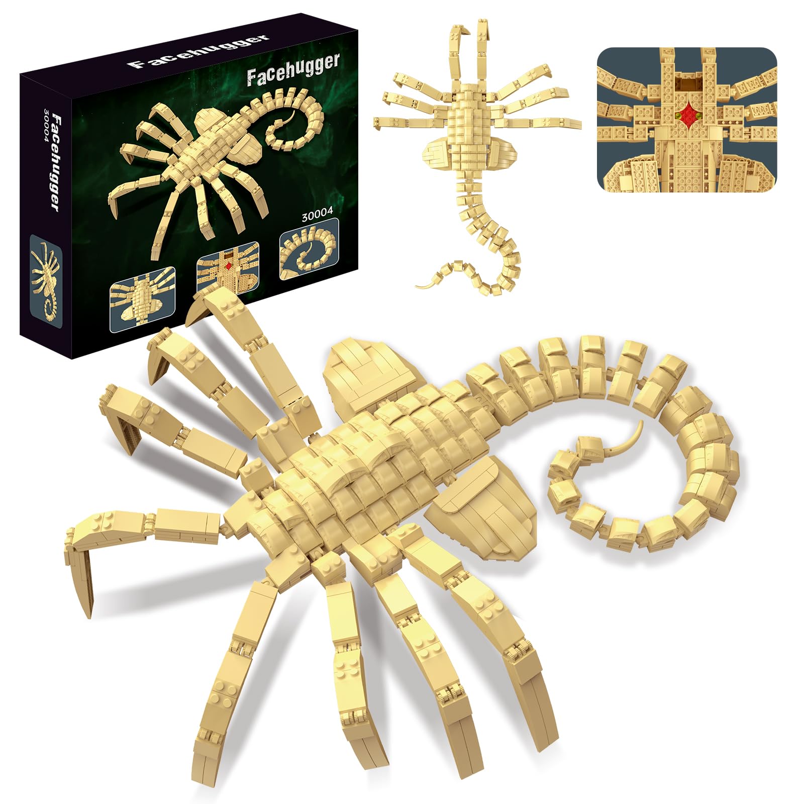 onederbkk Xenomorph Facehugger box with secure packaging for safe delivery