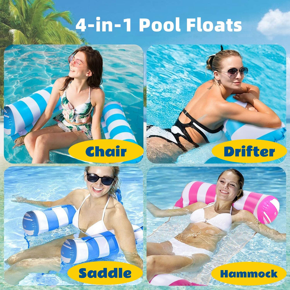 Oneirion 4-in-1 XL water float lounge chair: comfortable sunlit relaxation on the water.