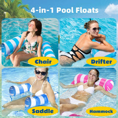 Oneirion 4-in-1 XL water float lounge chair: comfortable sunlit relaxation on the water.