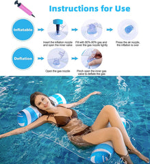 Oneirion 4-in-1 XL water float pump: quick setup for instant pool time.