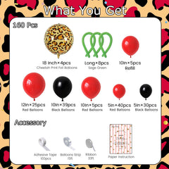 Onemere 12-inch red balloons for vibrant arch design.