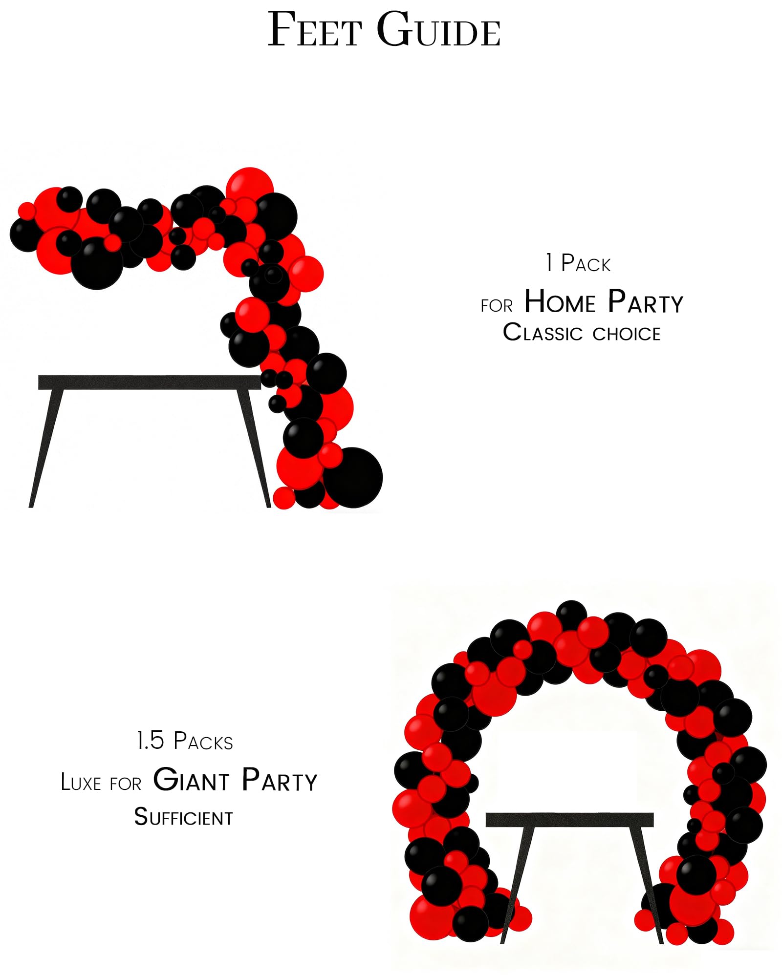 Onemere bold party decor ideas for chic themed setups.