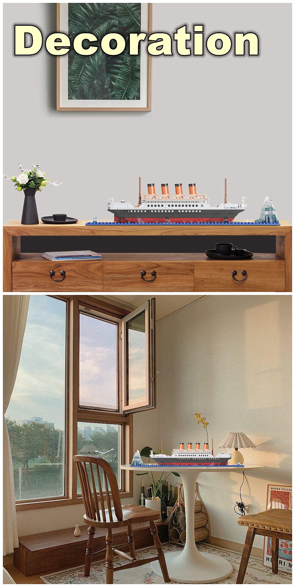 OneNext Titanic kit uses durable green material for lasting play.