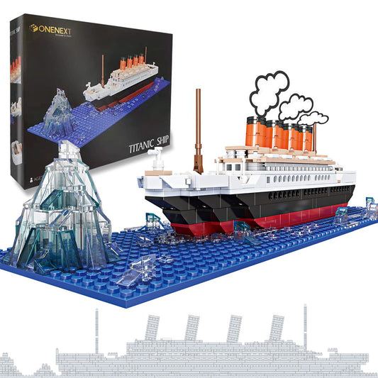 OneNext Titanic model cover shot highlighting a hands-on building project.