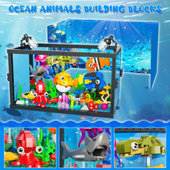 ONIMISC kid-safe ABS blocks in bright colors boosting durable creativity