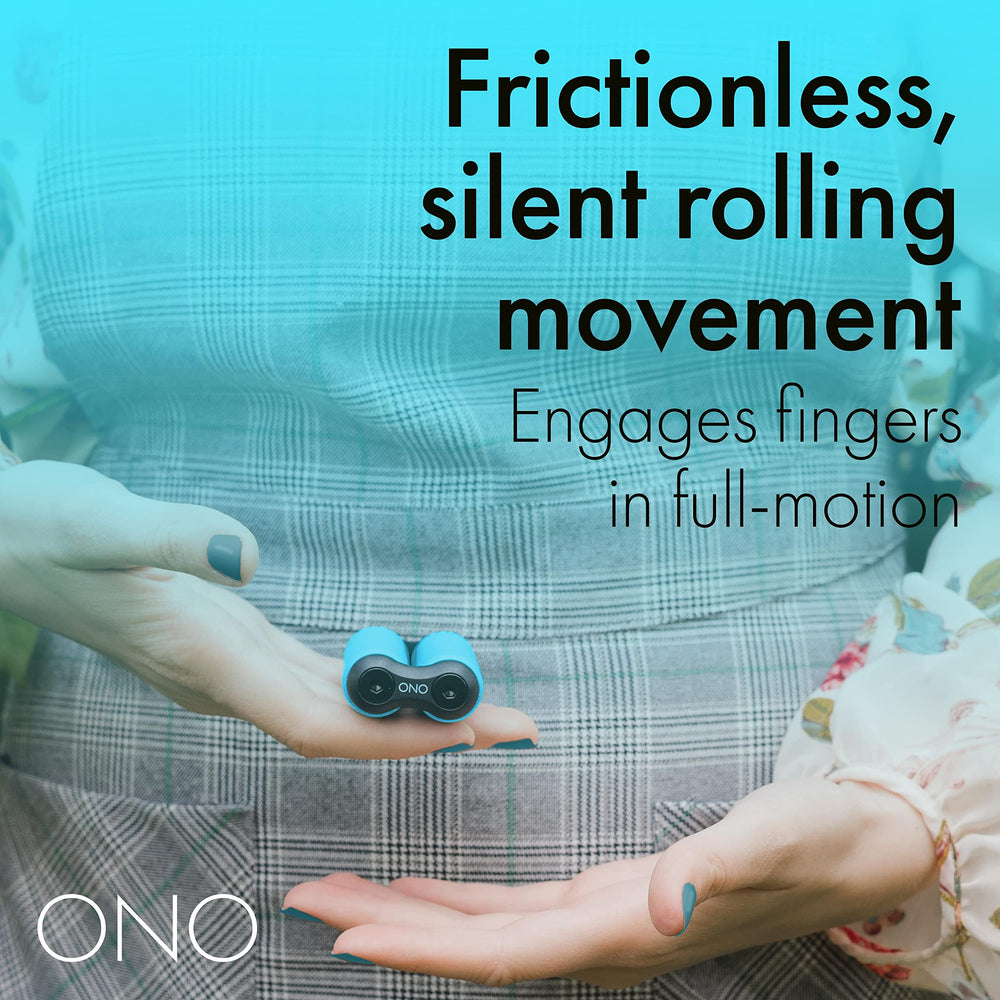 Ono Roller Jr rolled between palms for soothing rotations.