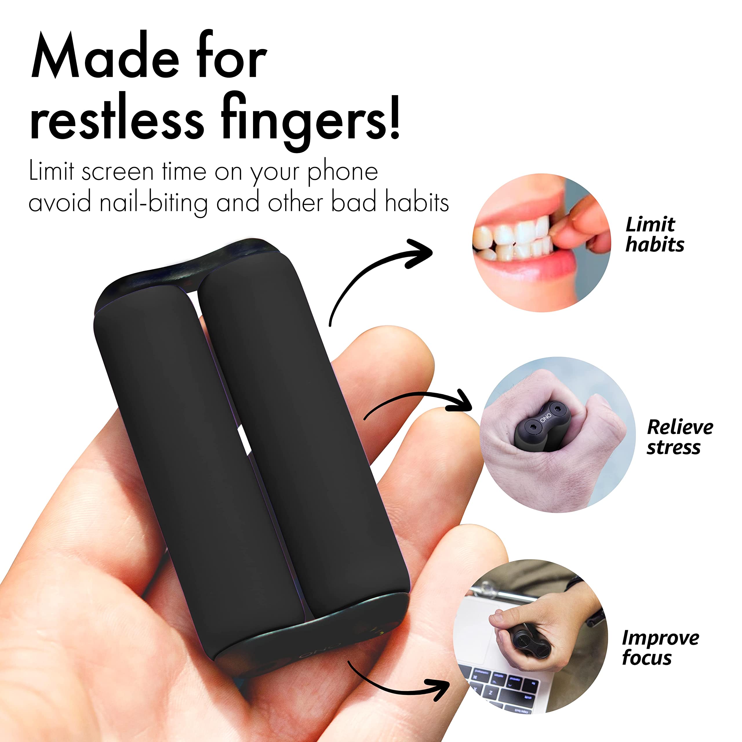 ONO Roller matte soft-touch surface resists chips and fading.