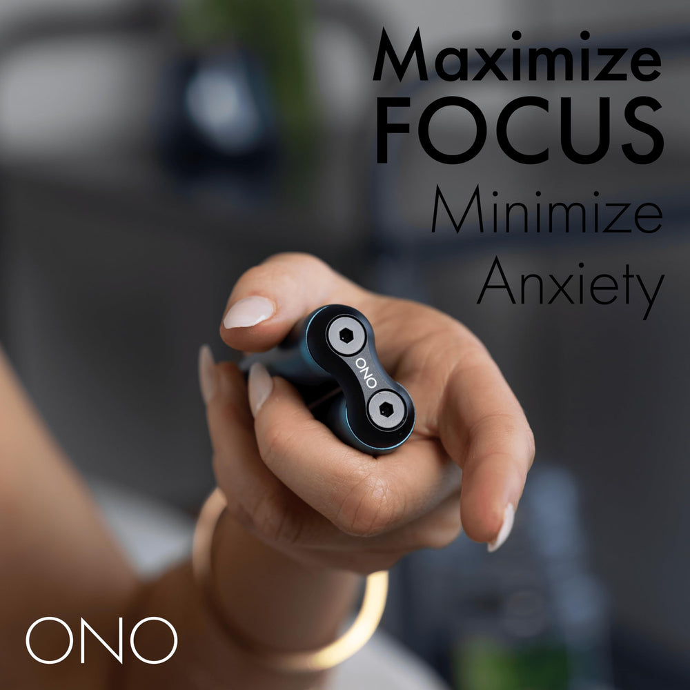 ONO Roller silent fidget used during meetings or classes.