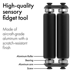 Ergonomic ONO Roller design supports dexterity and tension reduction during tasks.
