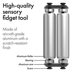 ONO Roller frictionless rolling in a durable aluminum body