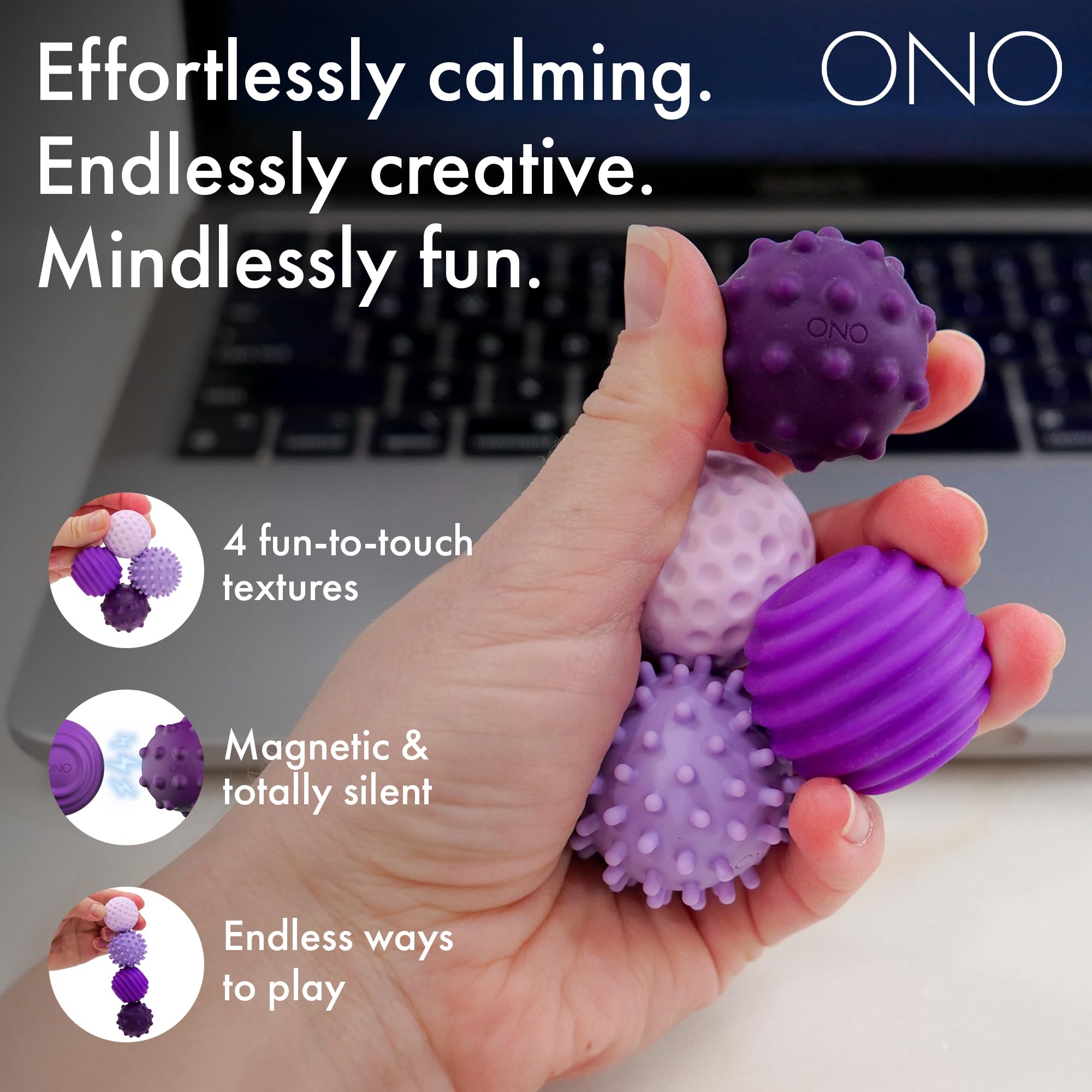 ONO Signets bumps texture offer discreet fidgeting to boost focus.