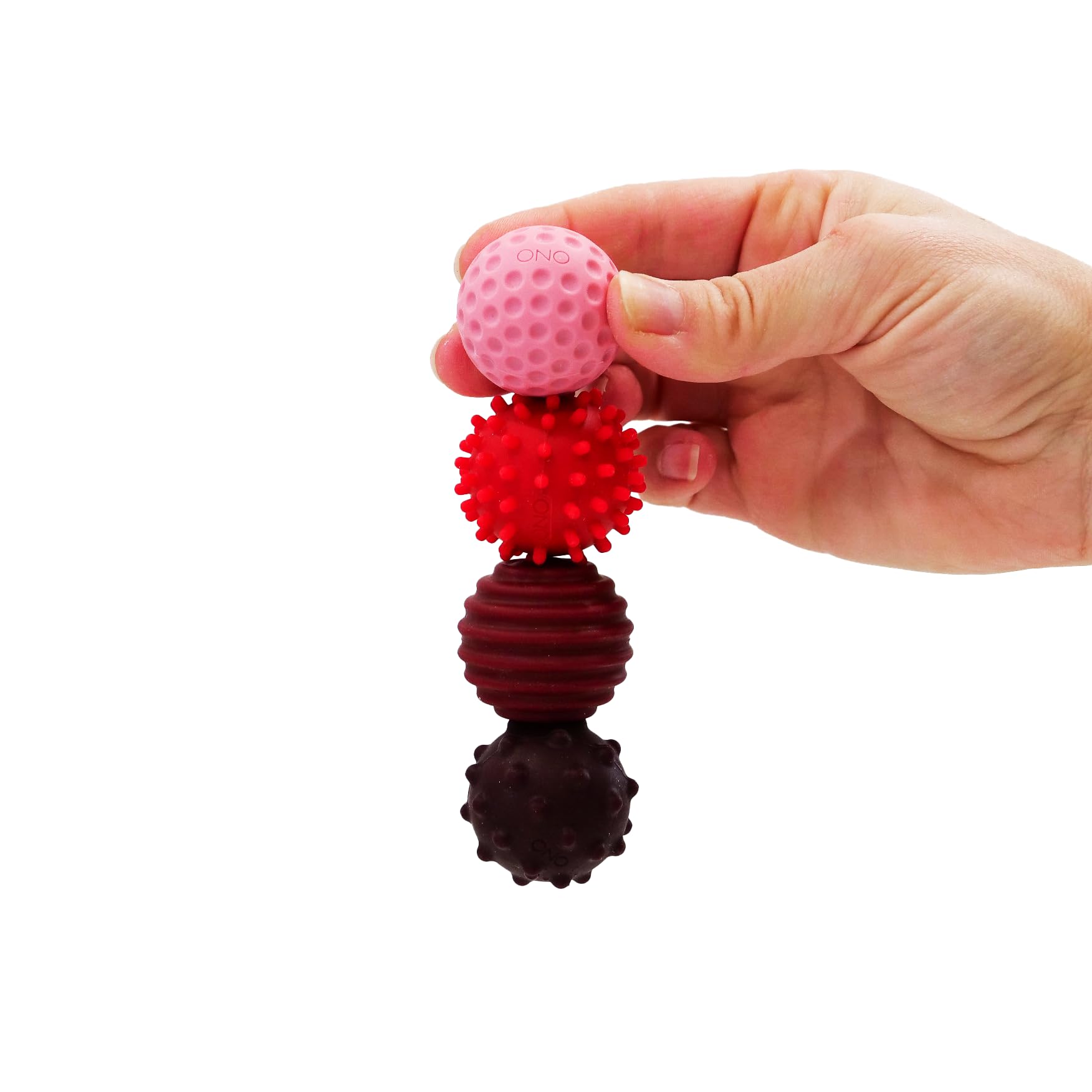 ONO Signets silicone magnetic balls with dimples offer tactile stimulation for stress relief.