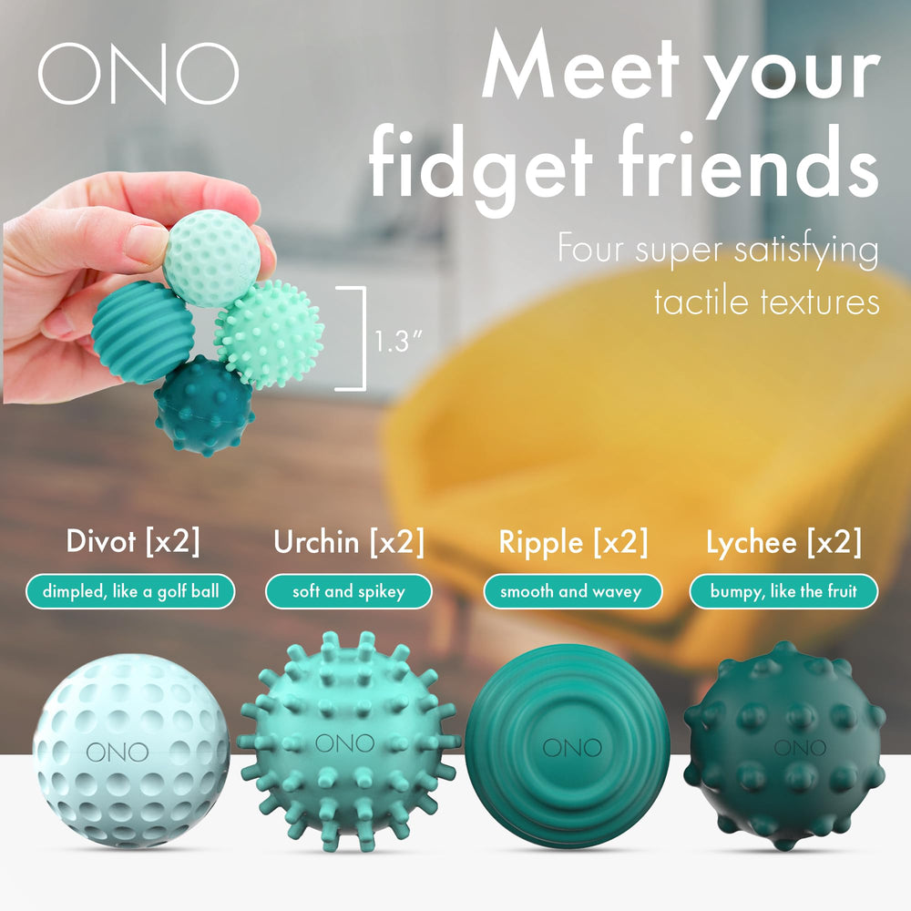 ONO Signets waves texture offers tactile relief while watching TV