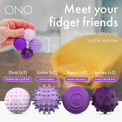 ONO Signets waves texture provides soothing tactile stimulation during downtime.