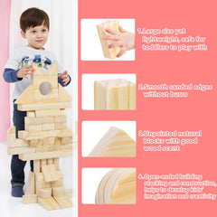 Onshine toddler at play with blocks, supporting imaginative open-ended play