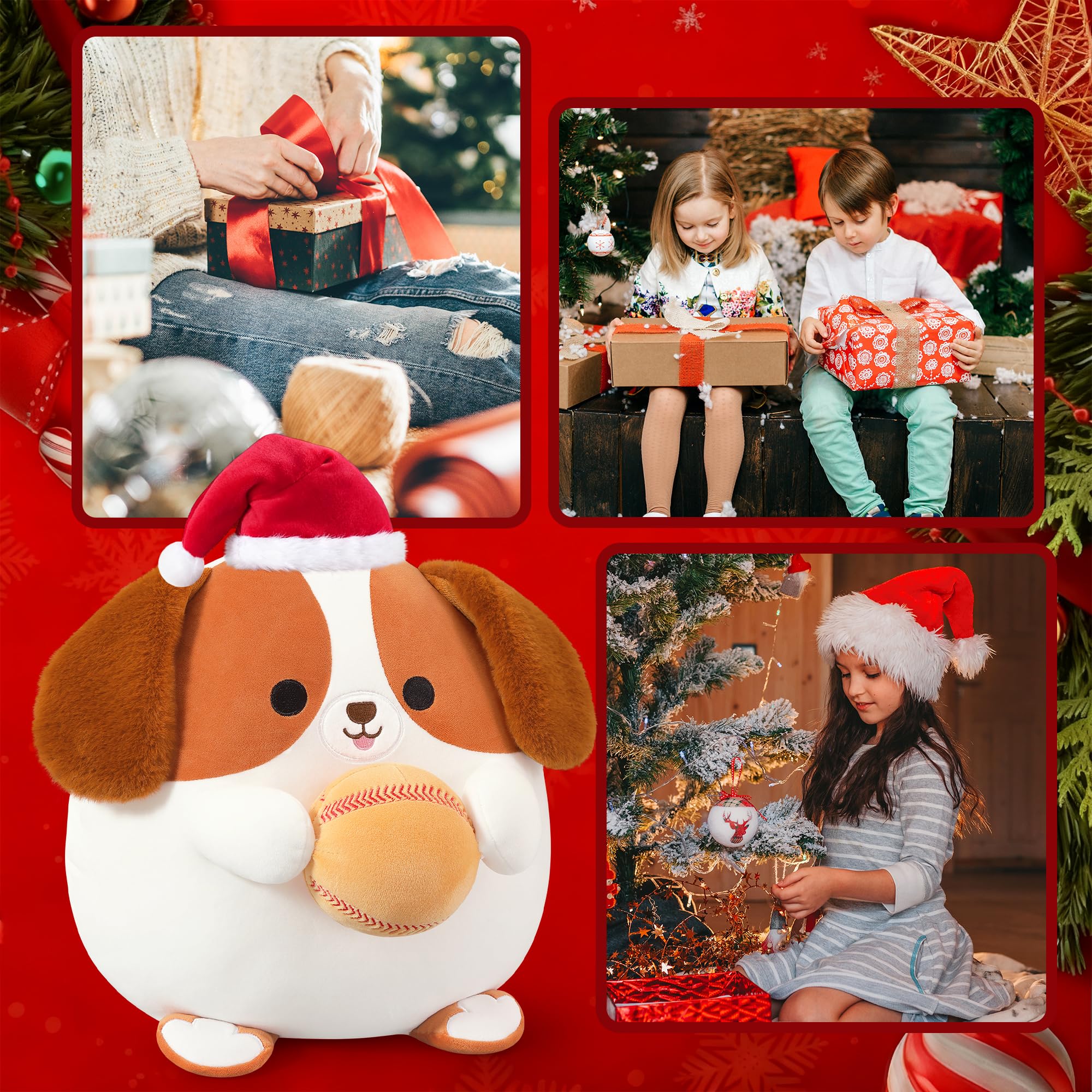 Onsoyours 12-inch beagle pillow plush, ideal travel buddy and home decor.