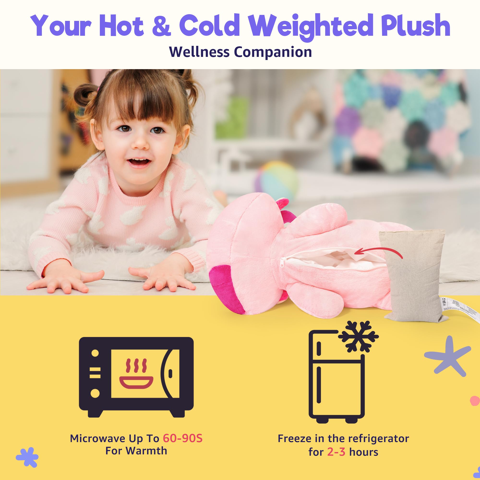 Onsoyours 20-inch plush with soft, safe fabric for daily cuddling.