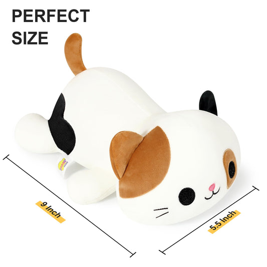Onsoyours Calico Cat plush — eye detail for charming, kid-friendly appeal.