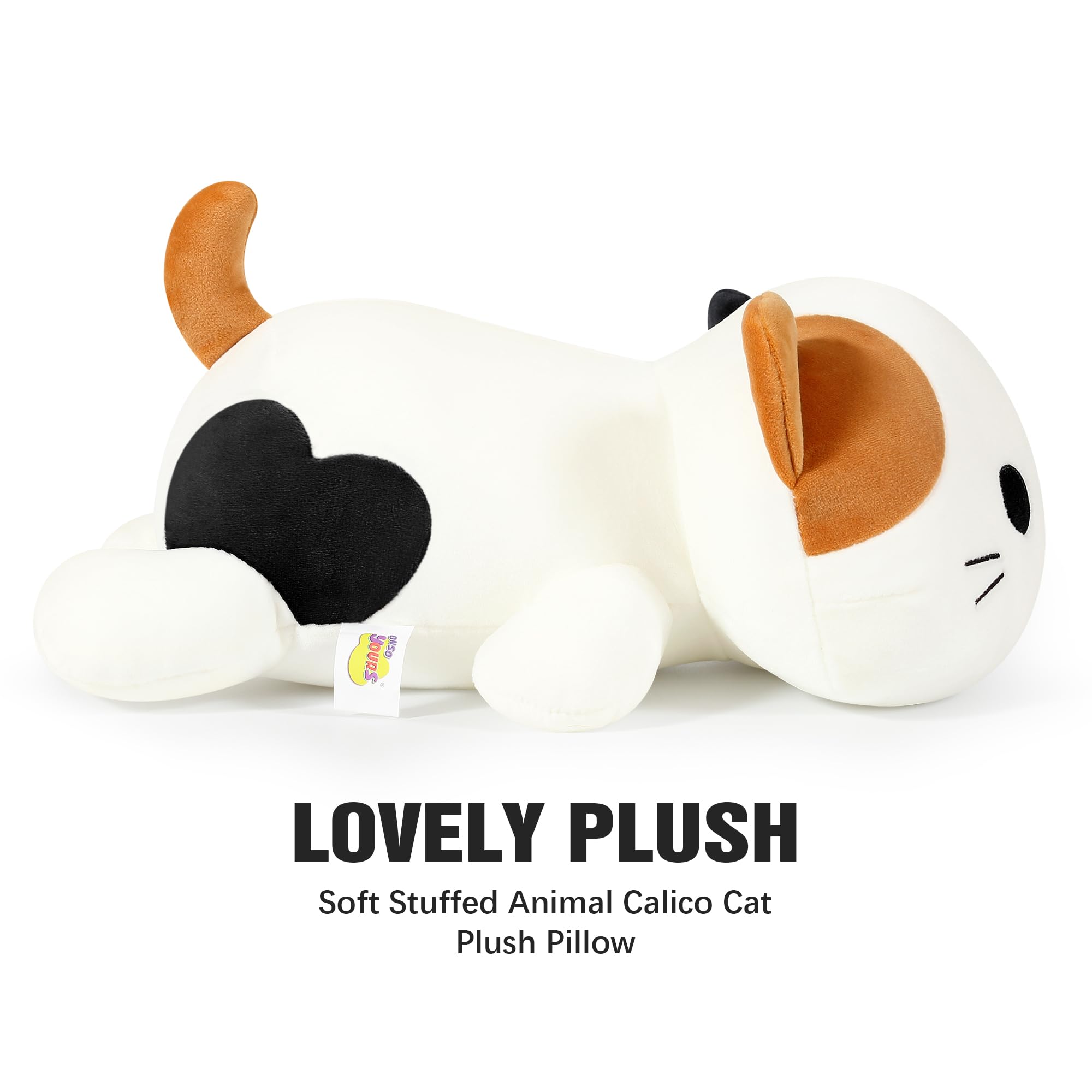 Onsoyours Calico Cat plush — soft fabric, safe and cozy for hugs.