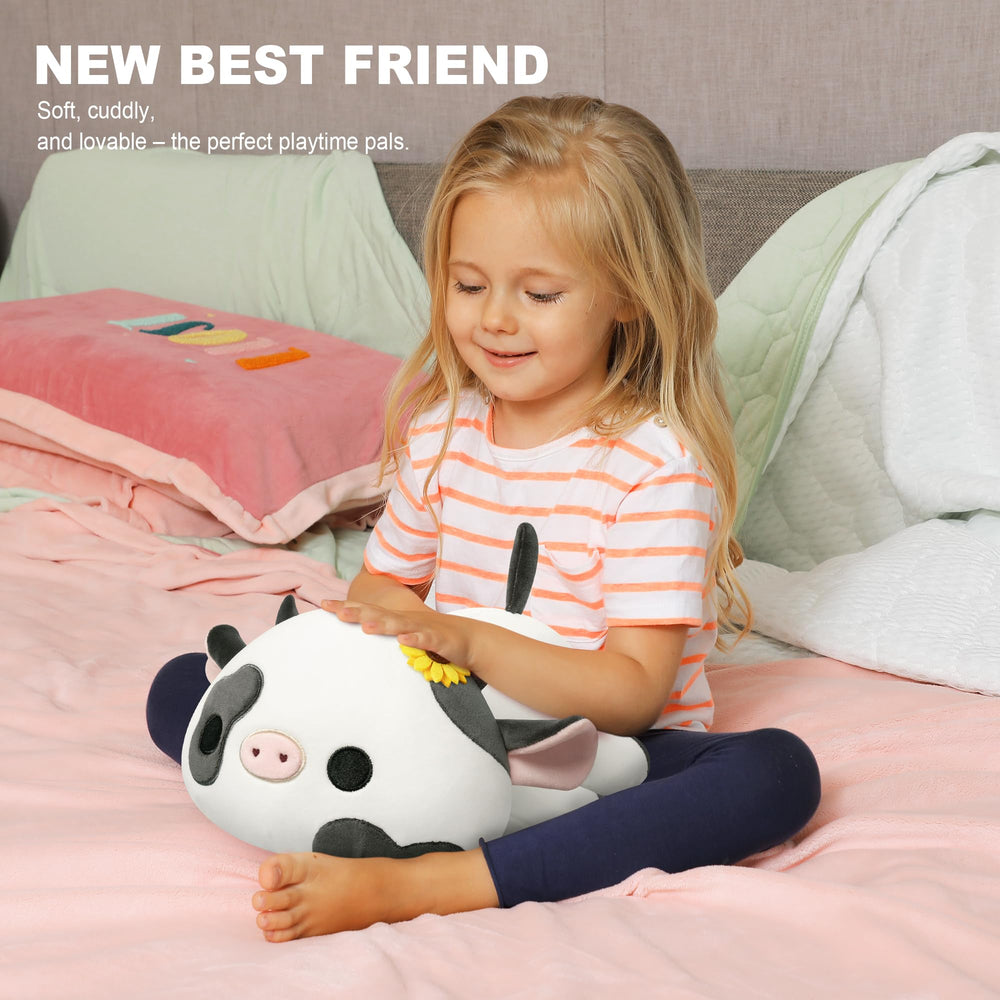 Onsoyours cow plush easy-clean surface wash for quick maintenance