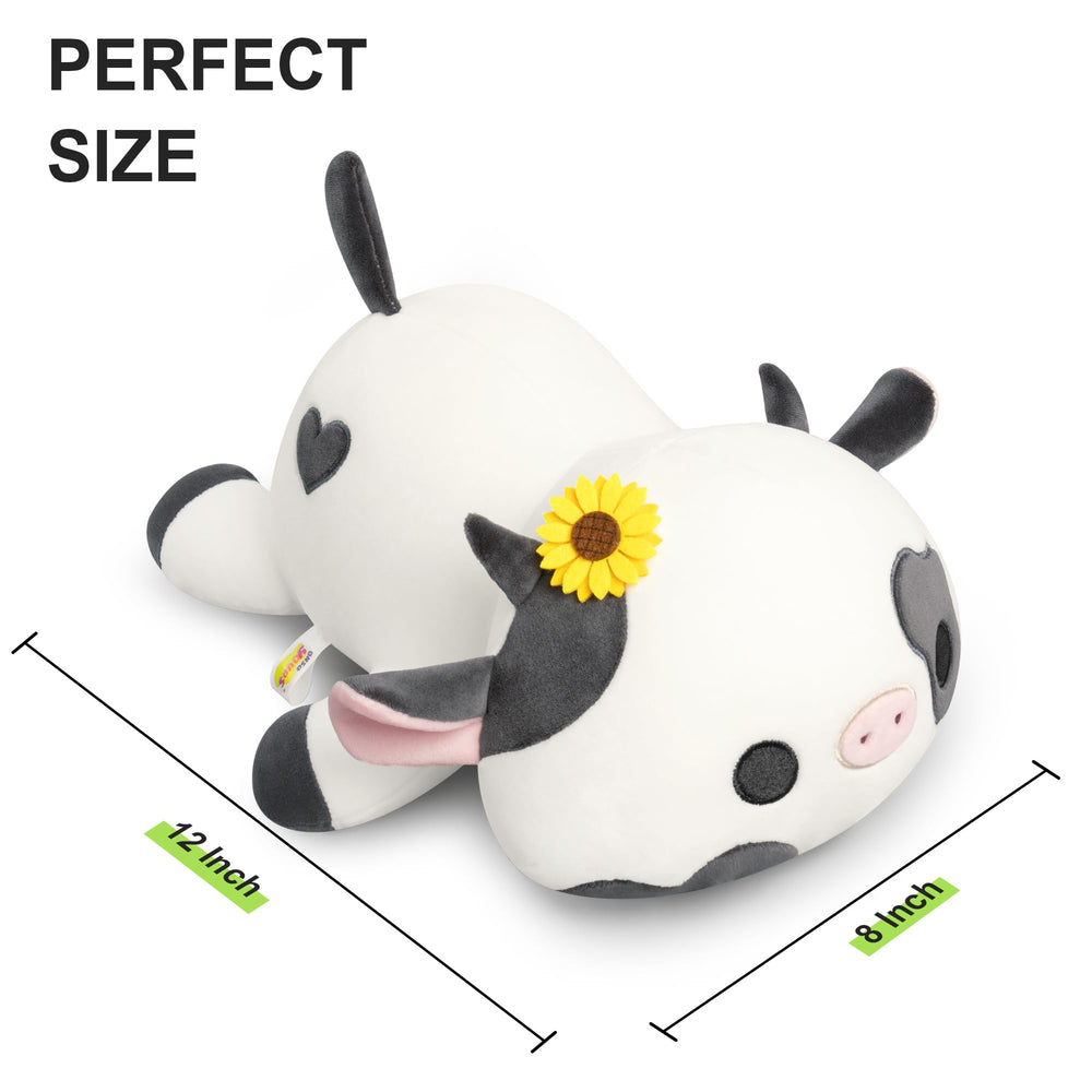 Onsoyours cow plush full body pose ideal as a decorative yet huggable pillow