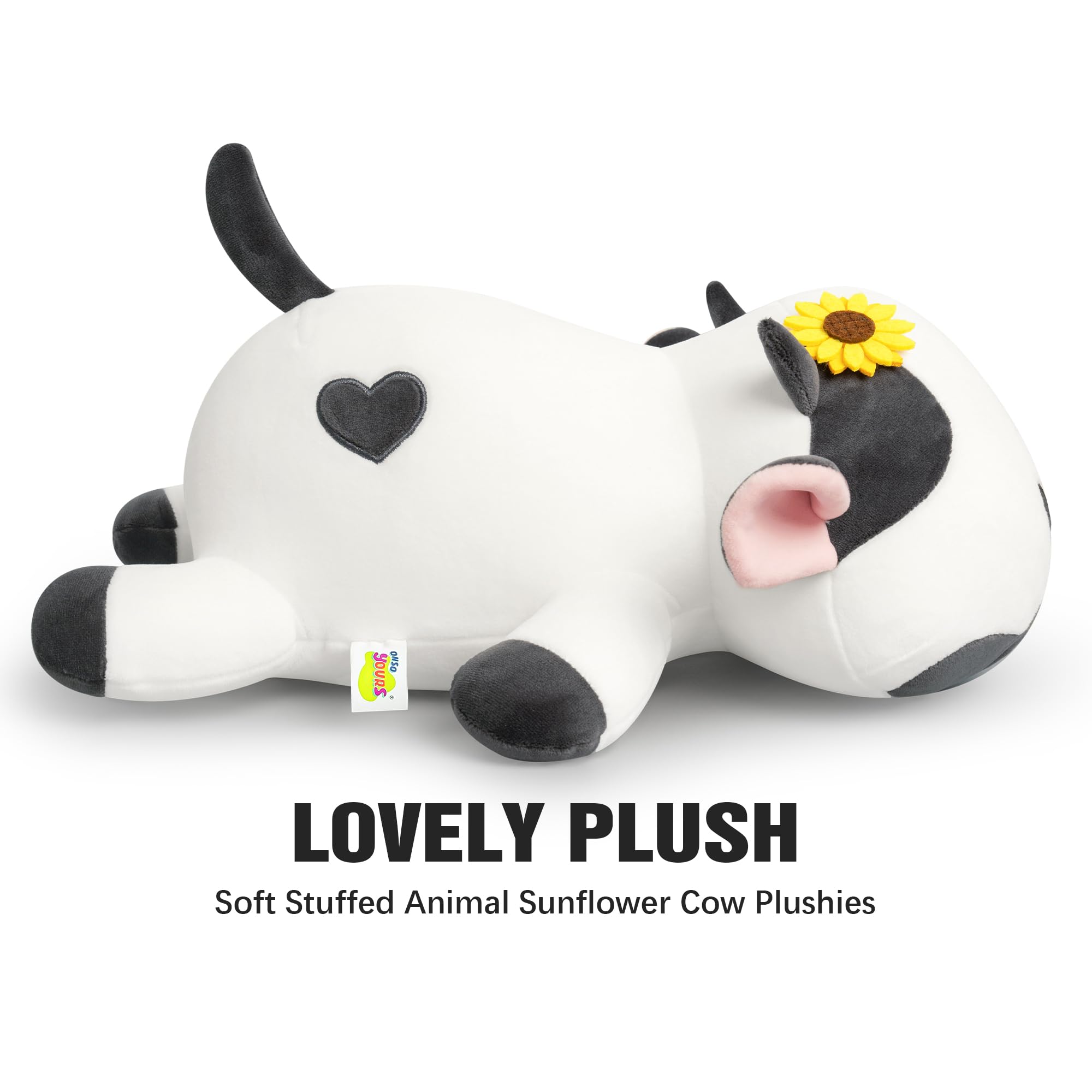 Onsoyours cow plush soft fabric texture inviting cozy snuggles