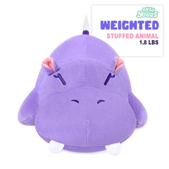 Onsoyours Hippo weighted plush belly beads add comforting heft