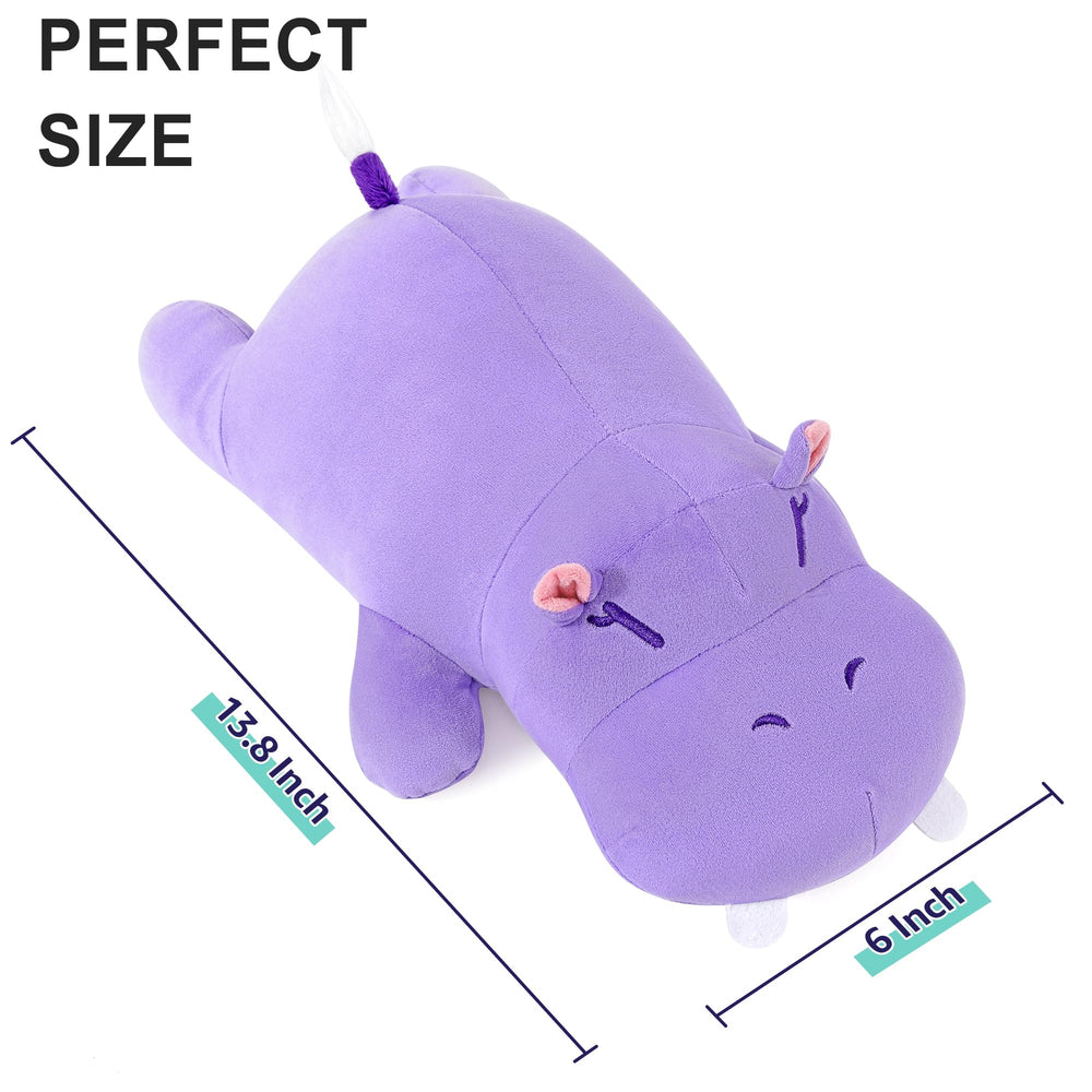 Onsoyours Hippo weighted plush supports calming moments during bedtime routines