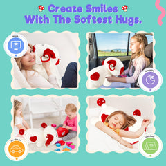 Onsoyours mushroom cow packaging-friendly care for easy surface cleaning after play.