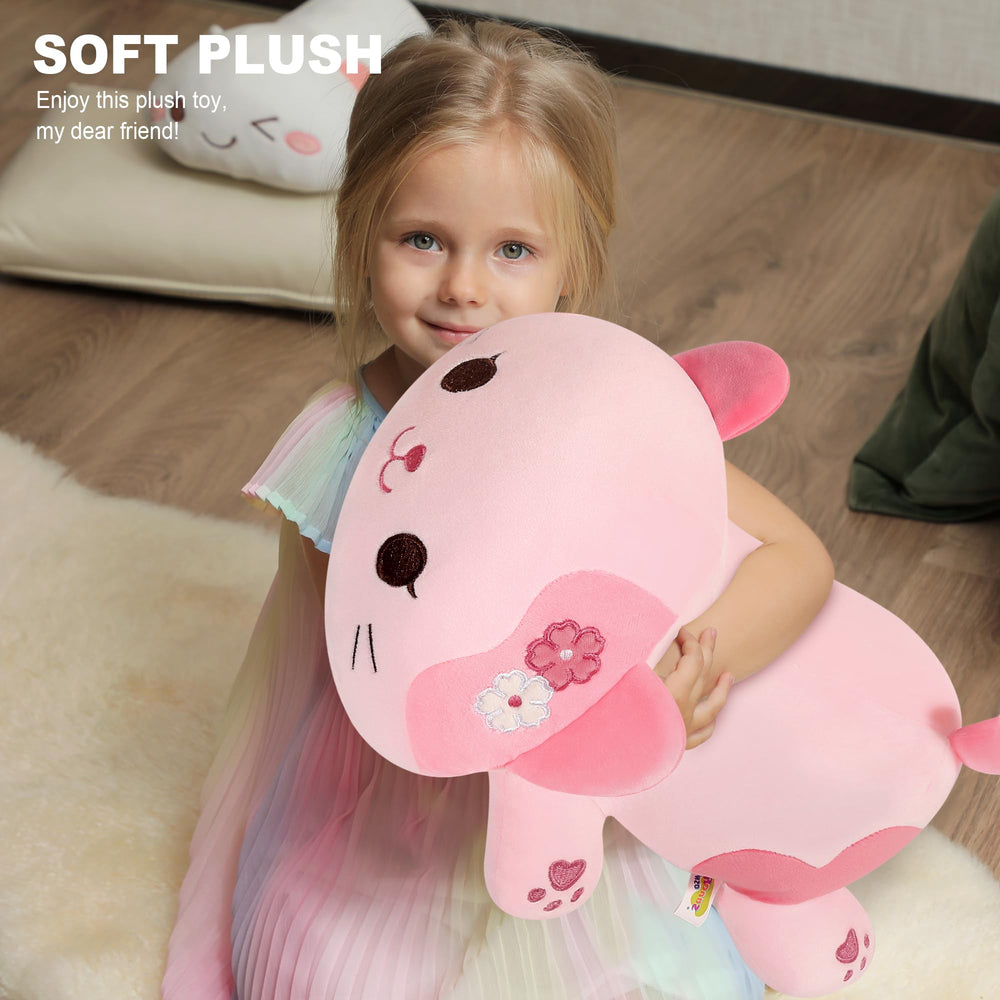 Onsoyours Sakura Cat cozy bedroom decor plush pillow for relaxing evenings.