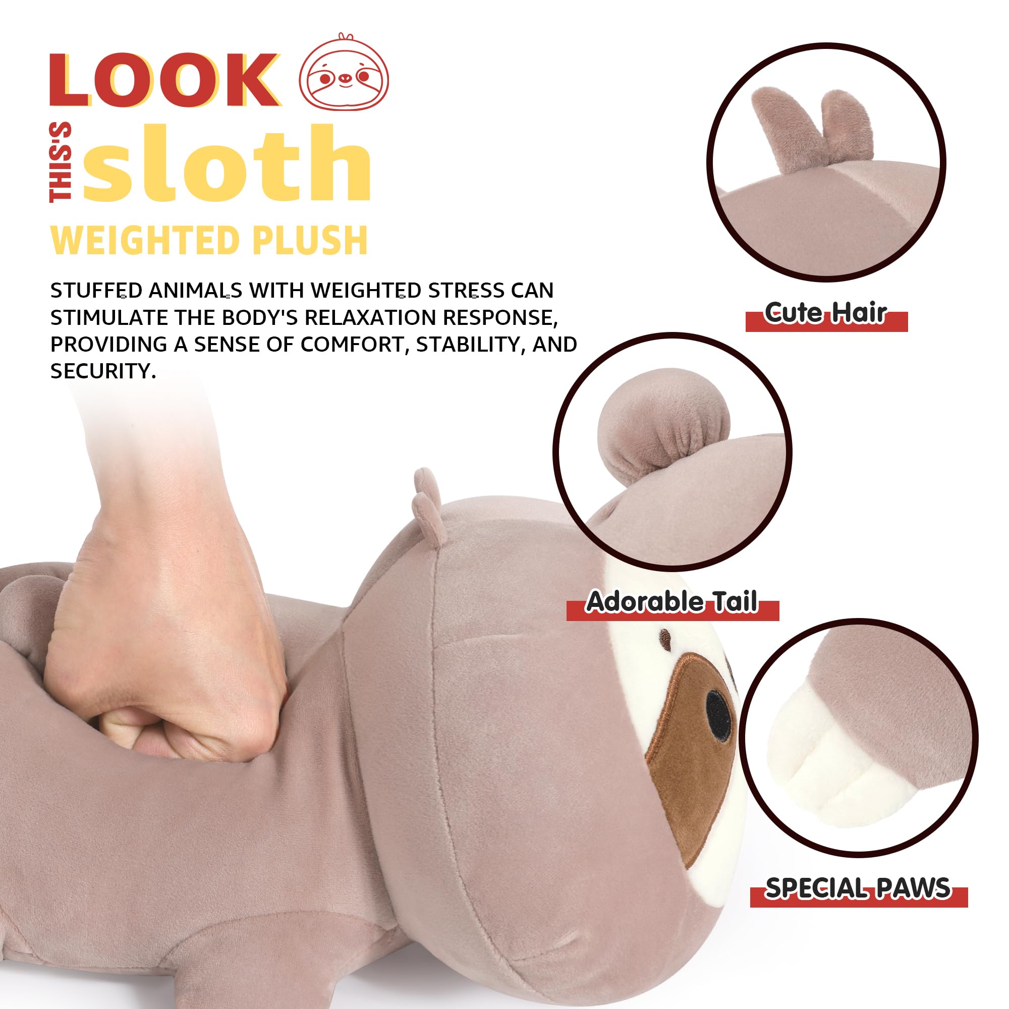 Onsoyours sloth plush cozy couch setup for relaxing time.