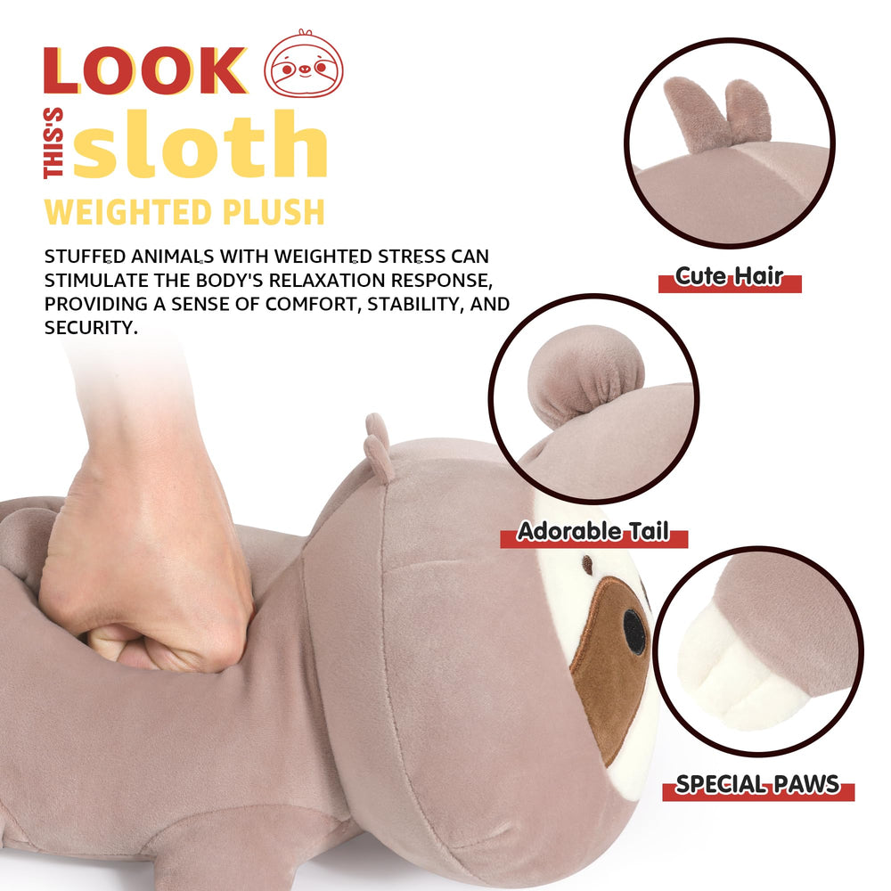 Onsoyours sloth plush cozy couch setup for relaxing time.